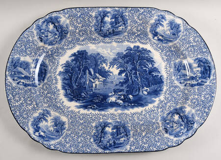 Ye Olde 21" Oval Serving Platter