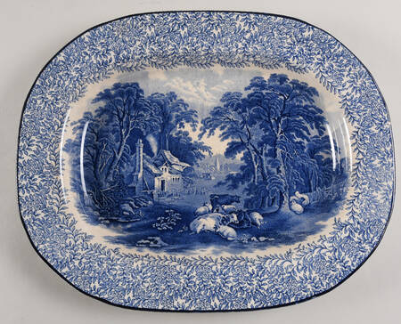 Ye Olde 14" Oval Serving Platter