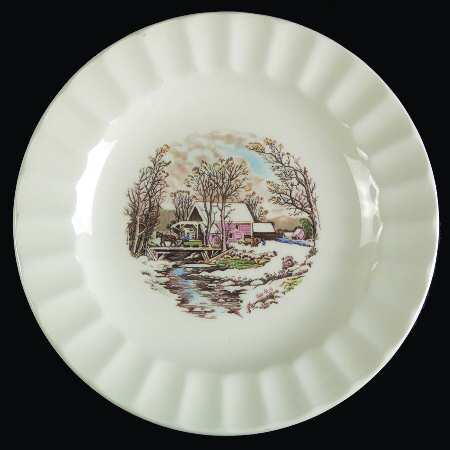 Winter Scenes Bread & Butter Plate