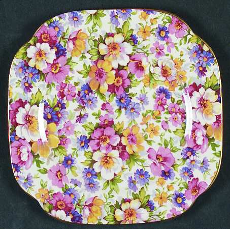 Dubarry (Majestic Shape, New, Globe Stamp) Square Bread & Butter Plate