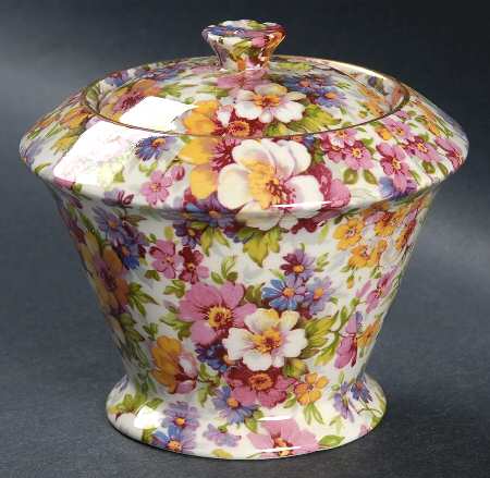 Dubarry (Majestic Shape, New, Globe Stamp) Sugar Bowl & Lid