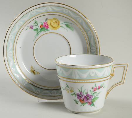 Decor 41 (Kurland) Flat Cup & Saucer Set