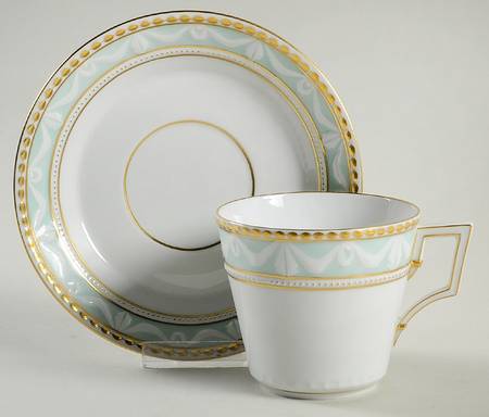Decor 26 (Kurland) Flat Cup & Saucer Set