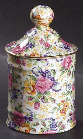 Rosalynde(Granville, New, Globestp) Cotton Ball Jar and Lid