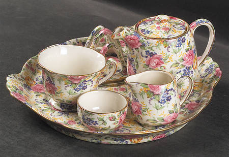 Rosalynde(Granville, New, Globestp) 6-Piece Breakfast Set (Footed Cup)