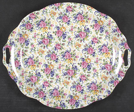 Rosalynde(Granville, New, Globestp) Handled Serving Tray