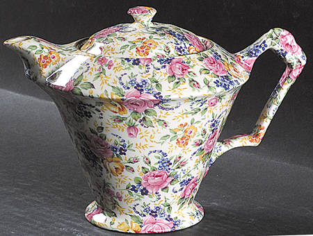 Rosalynde(Granville, New, Globestp) Round Diamond Teapot & Lid