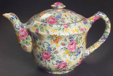 Rosalynde(Granville, New, Globestp) Teapot & Lid