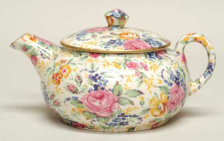 Rosalynde(Granville, New, Globestp) Individual Teapot & Lid