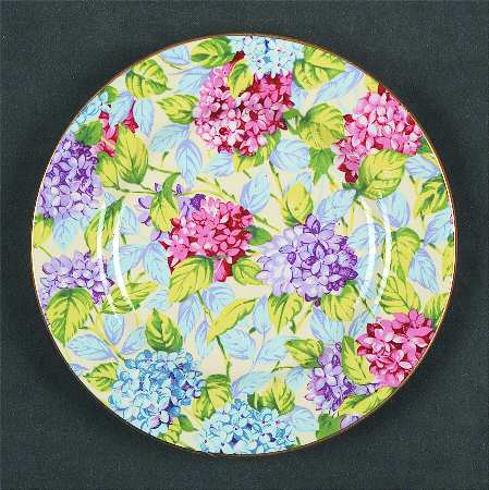 Hydrangea (New, Granville, Cream Background) Small Bread & Butter Plate