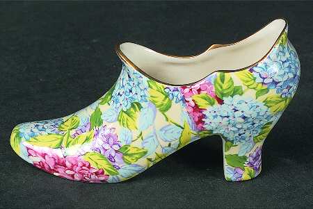 Hydrangea (New, Granville, Cream Background) Shoe