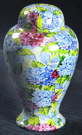 Hydrangea (New, Granville, Cream Background) Sugar Shaker