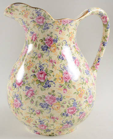 Ruth Kent (New, Granville Shape) 128 Oz Pitcher and Bowl, Pitcher Only