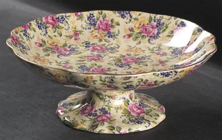 Ruth Kent (New, Granville Shape) Round Compote (Height X Width)