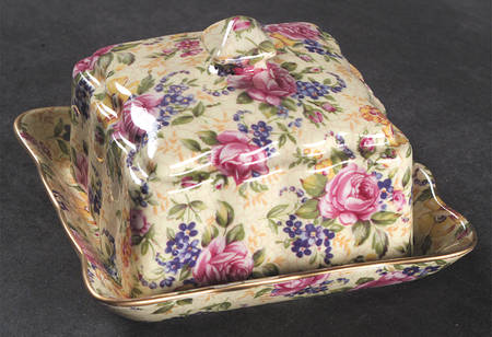 Ruth Kent (New, Granville Shape) Square Covered Butter