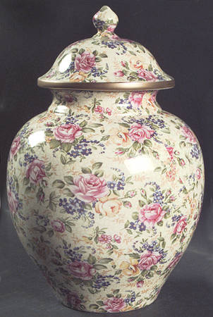 Ruth Kent (New, Granville Shape) Large Temple Jar & Lid