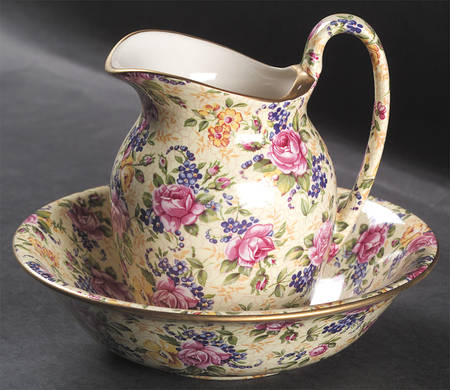 Ruth Kent (New, Granville Shape) 16 Oz Pitcher and Bowl Set