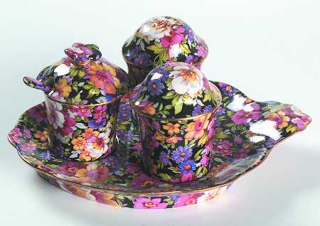 Lydia (New, Granville Shape) Condiment Set