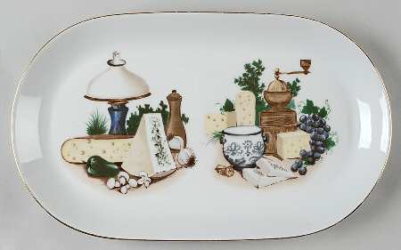 KHL97 13" Oval Serving Platter