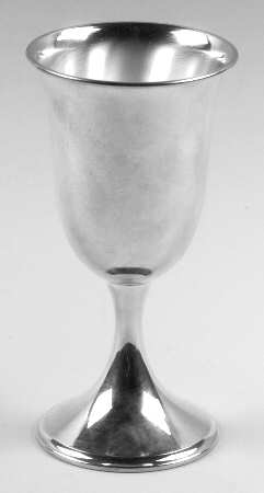 Calvert-Old Maryland Plain (Sterling, Hollowware) Sterling Wine Goblet