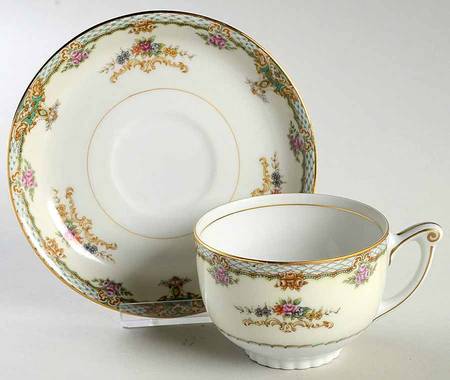 Princess Footed Cup & Saucer Set