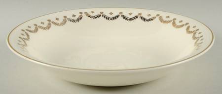 James Gold Festoon Coupe Soup Bowl