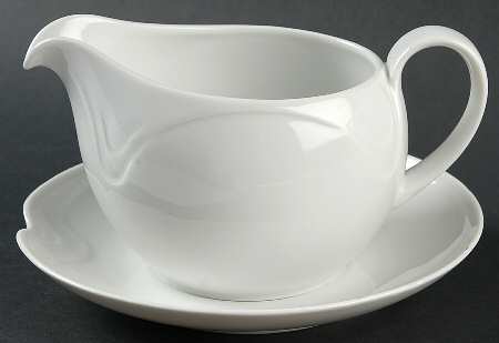 Domino Gravy Boat & Underplate
