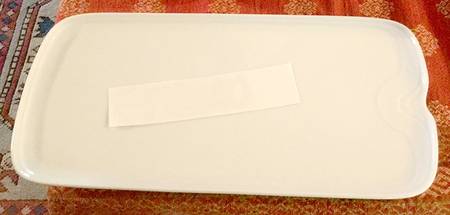 Domino 13" Rectangular Serving Platter
