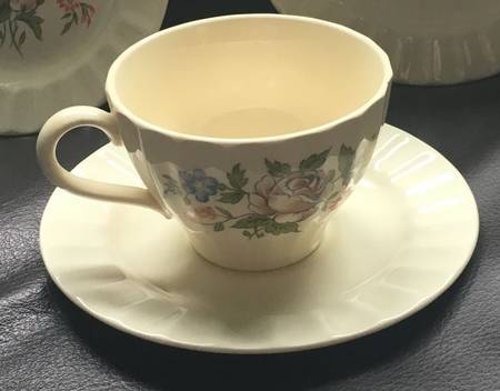 Provincial Flat Cup & Saucer Set