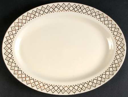 KNO256 11" Oval Serving Platter