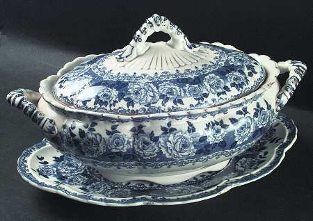 Chester Blue (Gold Trim) by Keeling &amp; Co
