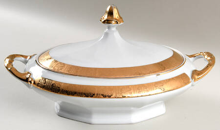 KOE7 Oval Covered Vegetable