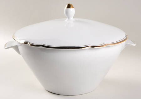 KHL21 (Gold Trim) Round Covered Vegetable