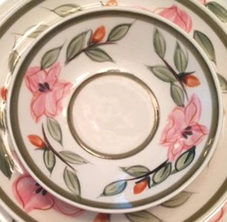 Provincial Camellia Saucer