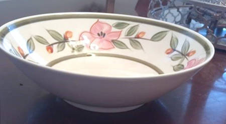 Provincial Camellia 9" Round Vegetable Bowl