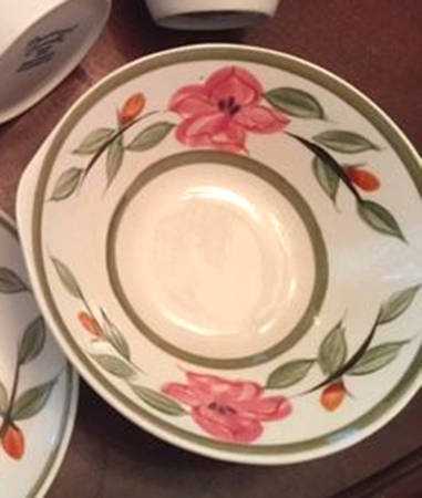 Provincial Camellia Fruit/Dessert (Sauce) Bowl