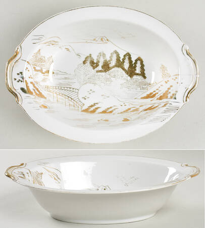 KUT109 10" Oval Vegetable Bowl