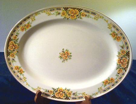 702e1 15" Oval Serving Platter