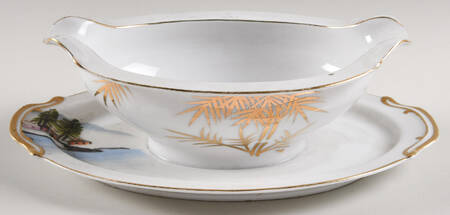 KUT134 Gravy Boat with Attached Underplate