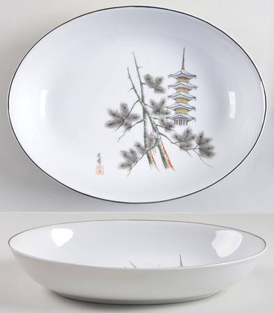 KUT160 10" Oval Vegetable Bowl