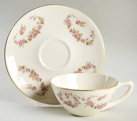 KNO771 Flat Cup & Saucer Set