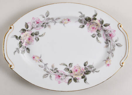 Rosehill 12" Oval Serving Platter by Kyoto