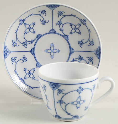 KKP3 Flat Demitasse Cup & Saucer Set