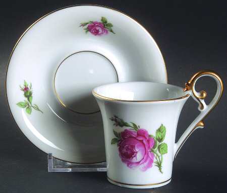 1531 Flat Demitasse Cup & Saucer Set