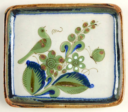 El Palomar Green 7" Rectangular Tray