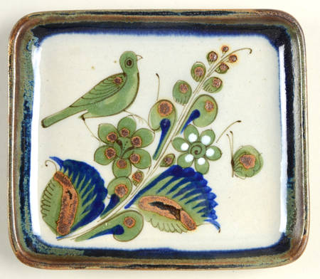 El Palomar Green 6" Rectangular Tray