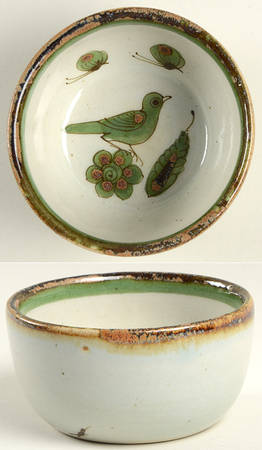 El Palomar Green Fruit/Dessert (Sauce) Bowl