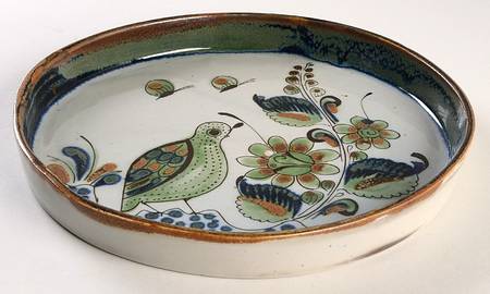 El Palomar Green 9" Round Tray