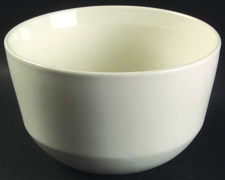 Take Out Squared Cream 9" Round Vegetable Bowl