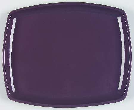 Take Out Squared Aubergine 13" Rectangular Tray